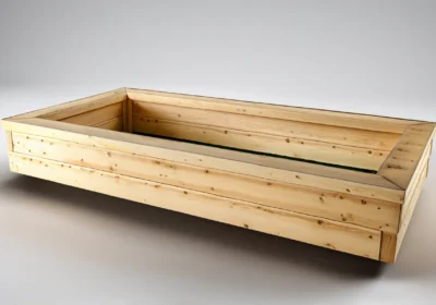 Vyvýšený záhon z modřínu – 29 cm Komfort