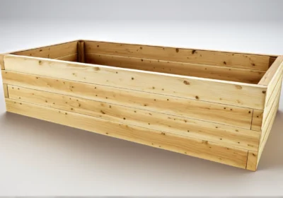 Vyvýšený záhon z modřínu – 48 cm Standard