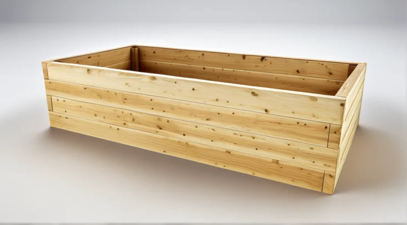 Vyvýšený záhon z modřínu – 48 cm Standard