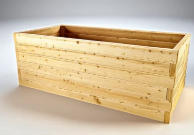 Vyvýšený záhon z modřínu – 72 cm Standard