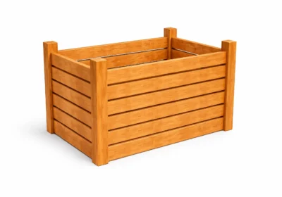 Masivní kompostér z modřínu 150×100×100 cm
